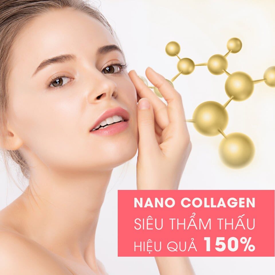 Dùng Nano Collagen cho làn da trẻ trung, căng mịn